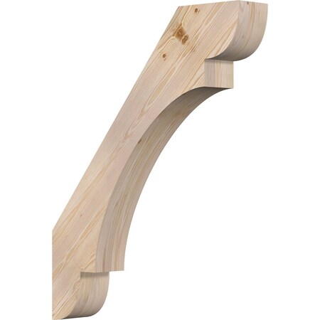 Ekena Millwork 5 1/2"W x 32"D x 40"H Olympic Smooth Knee Brace, Douglas Fir BRC06X32X40OLY00SDF